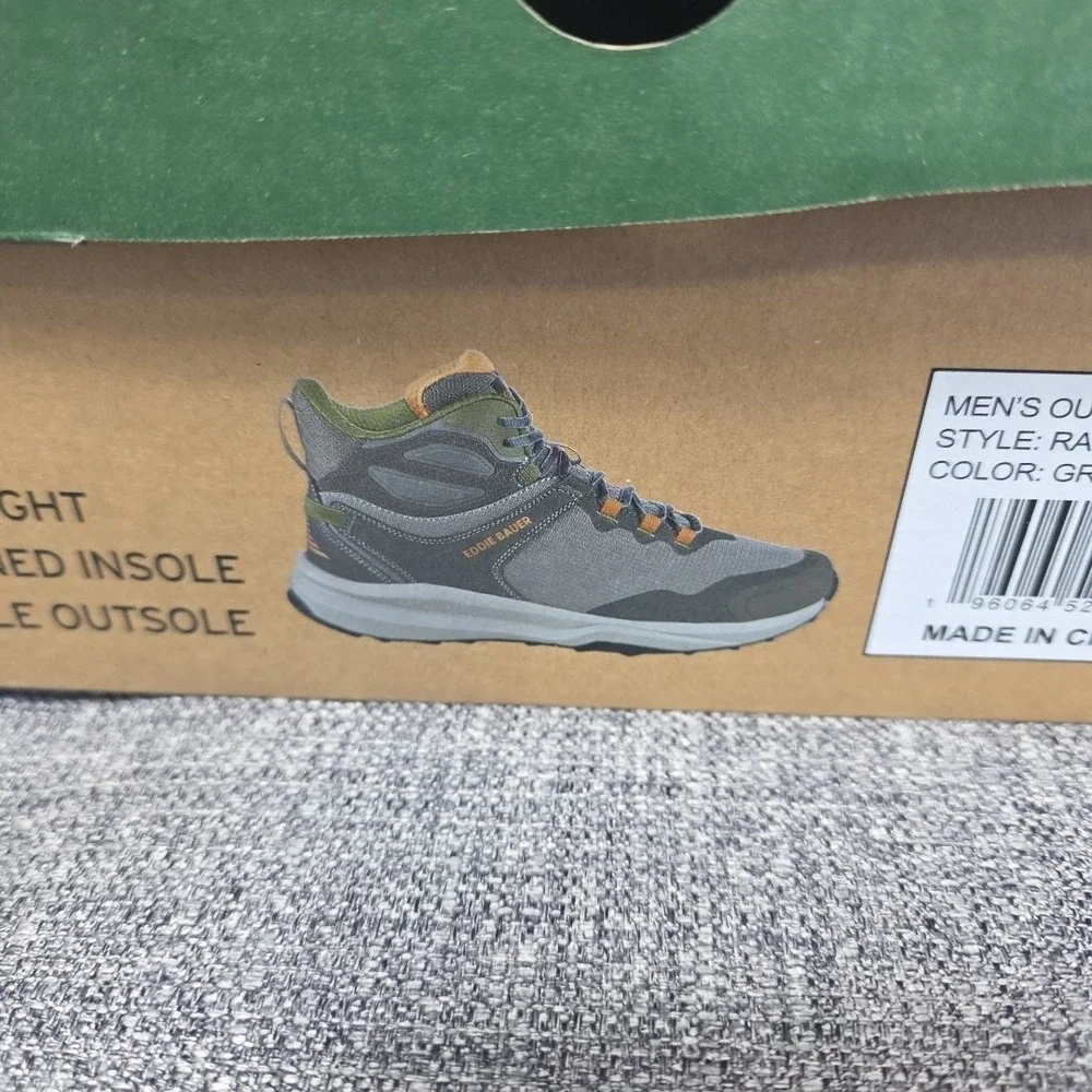 Eddie Bauer Men's Outdoor Boot Size 8.5 Rapoza Grey